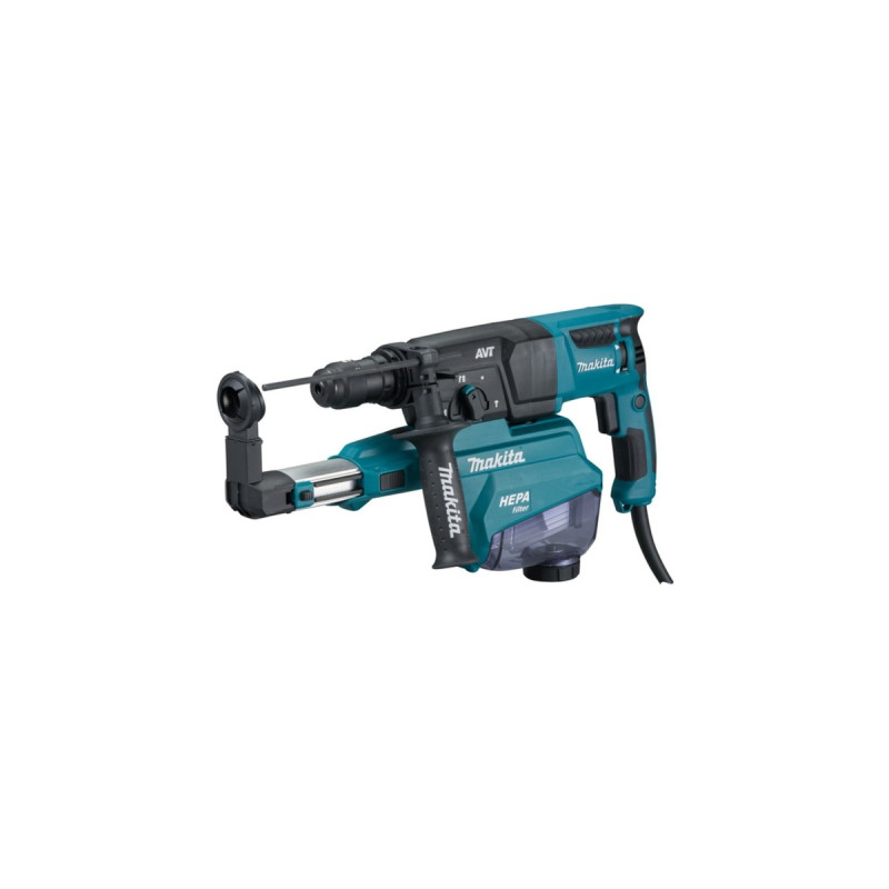 Makita Kombihammer HR2653TJ, SDS plus, Bohrhammer(blau/schwarz, 800 Watt, MAKPAC Gr.4)