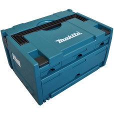 Makita MAKSTOR Modell 3.4, Werkzeugkiste(blau, 4 Schubladen)