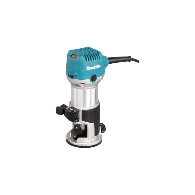 Makita Multifunktionsfräse RT0702CX2J, Fräsmaschine(blau, 710 Watt, im MAKPAC Gr.4)