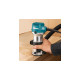 Makita Multifunktionsfräse RT0702CX2J, Fräsmaschine(blau, 710 Watt, im MAKPAC Gr.4)