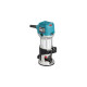 Makita Multifunktionsfräse RT0702CX2J, Fräsmaschine(blau, 710 Watt, im MAKPAC Gr.4)