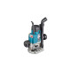 Makita Oberfräse RP1111CJFA(blau/schwarz, 1.100 Watt, MAKPAC Gr.3, inkl. 12-teiliges Fräser-Set)