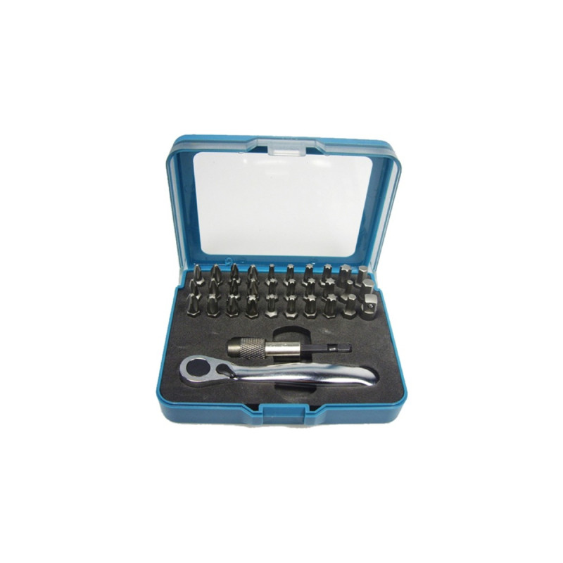 Makita Ratschen- und Bit-Set 32-teilig, Knarre