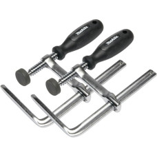 Makita Schraubzwingen für Führungsschiene(schwarz, 2 Stück)