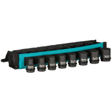 Makita Steckschlüssel-Satz 1/2", 8-teilig(blau/schwarz)