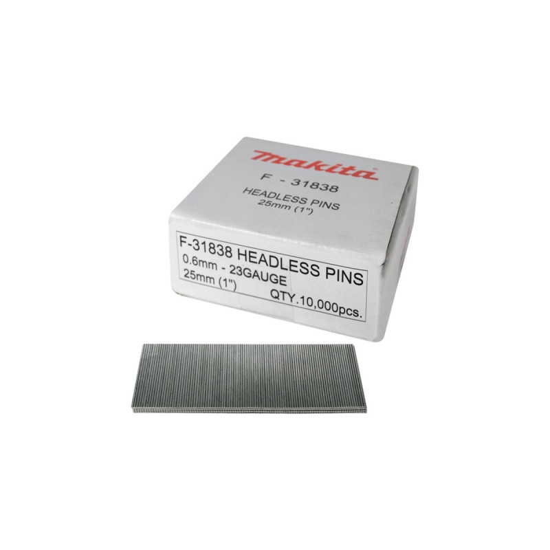 Makita Stifte F-31841, für Pintacker, 0,6 x 30mm, Nagel(10.000 Stück)