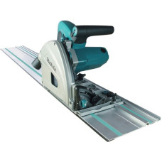 Makita Tauchsäge SP6000J1 mit Führungsschiene, Handkreissäge(blau/schwarz, MAKPAC Gr.4, 1.300 Watt)