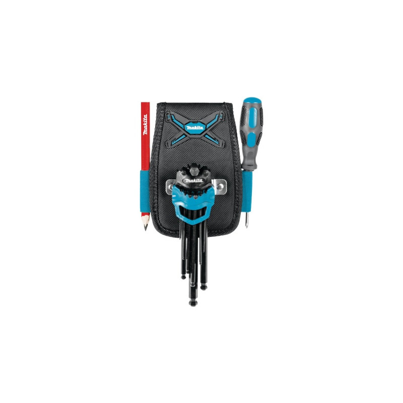 Makita Universal-Halter E-05256, für Werkzeuggürtel(schwarz/blau)