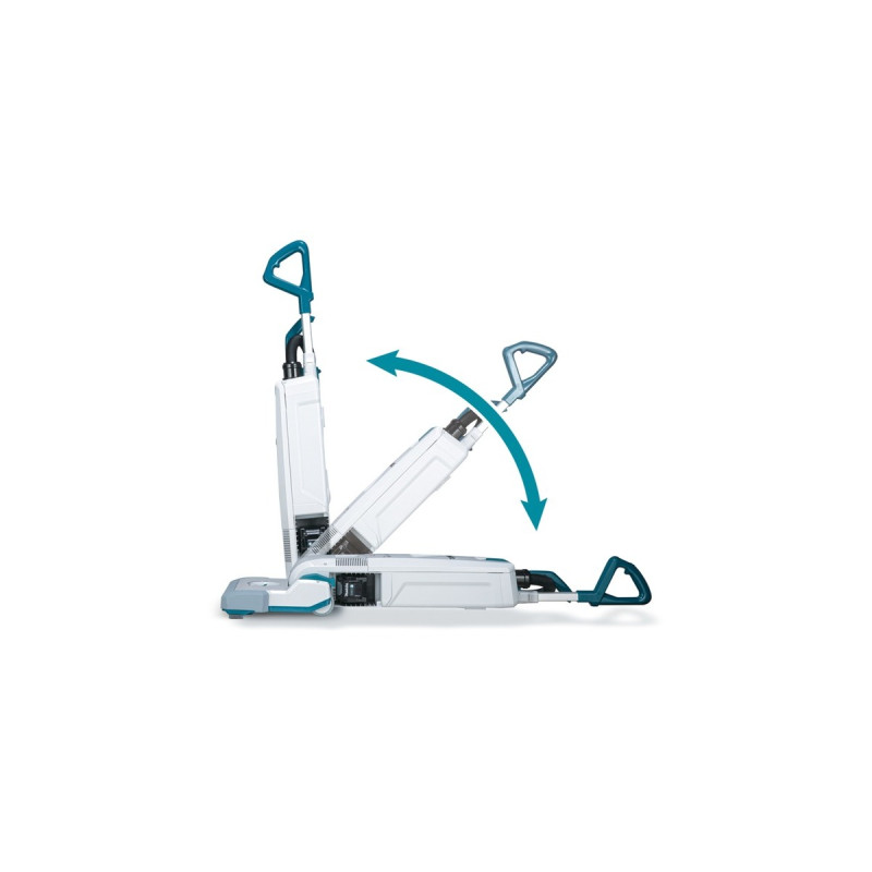 Makita VC010GZ, Hartbodenreiniger(weiß/blau, ohne Akku und Ladegerät)