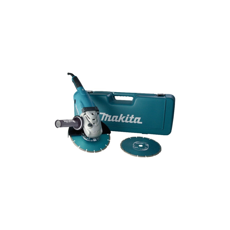 Makita Winkelschleifer GA9020RFK3(blau/schwarz, 2.200 Watt, Koffer)