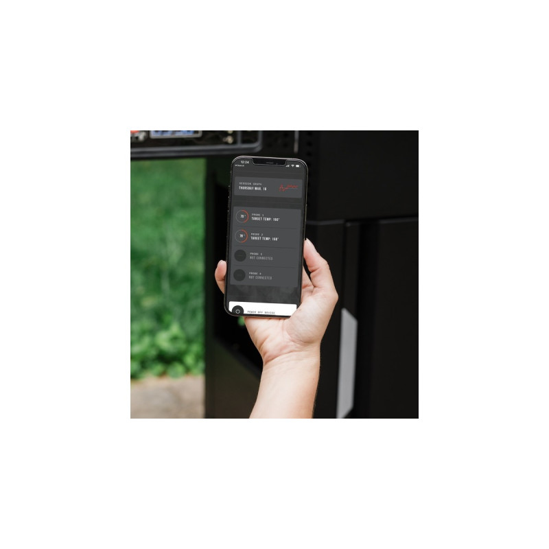 Masterbuilt Autoignite Series 545 digitaler Holzkohlegrill + Smoker(schwarz, WiFi-Steuerung)