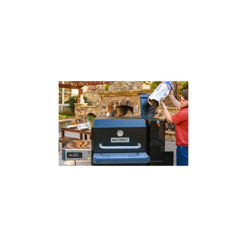 Masterbuilt Holzkohlegrill + Smoker Gravity FED 1050(schwarz)
