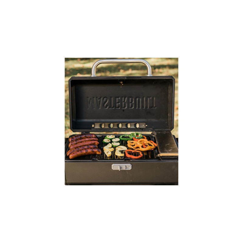 Masterbuilt Tragbarer Holzkohlegrill und Smoker(schwarz, ohne Wagen)
