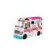 Mattel Barbie 2-in-1 Krankenwagen Spielset, Spielfahrzeug