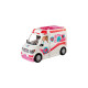 Mattel Barbie 2-in-1 Krankenwagen Spielset (mit Licht & Geräuschen), Spielfahrzeug