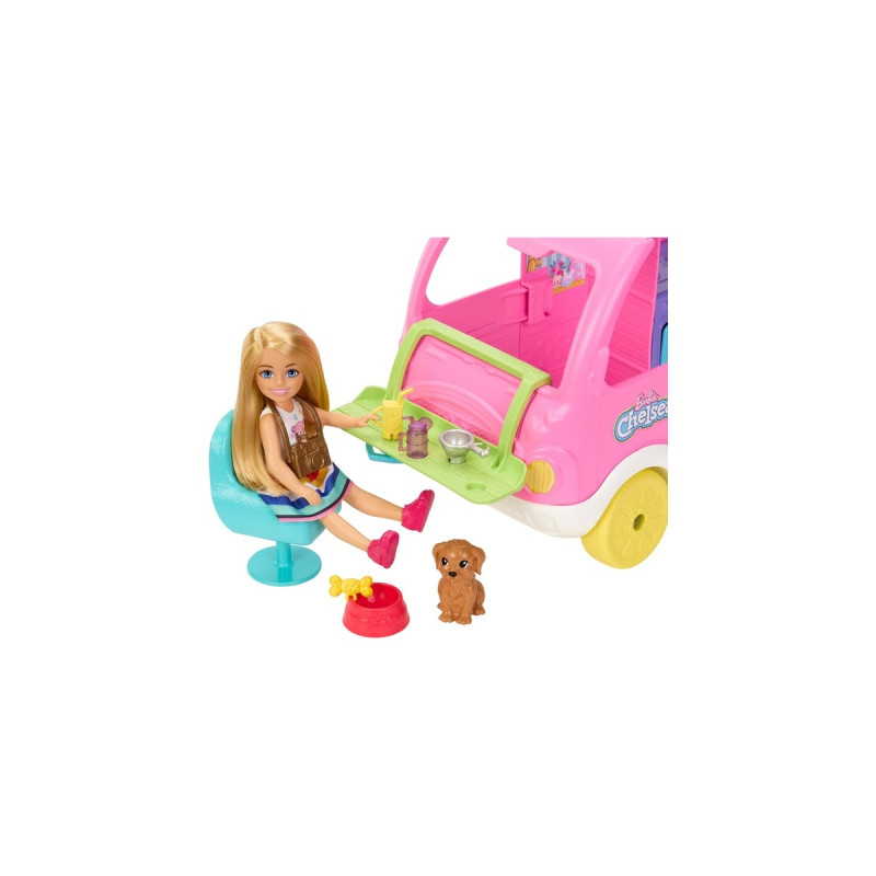 Mattel Barbie Chelsea 2-in-1 Camper, Spielfahrzeug