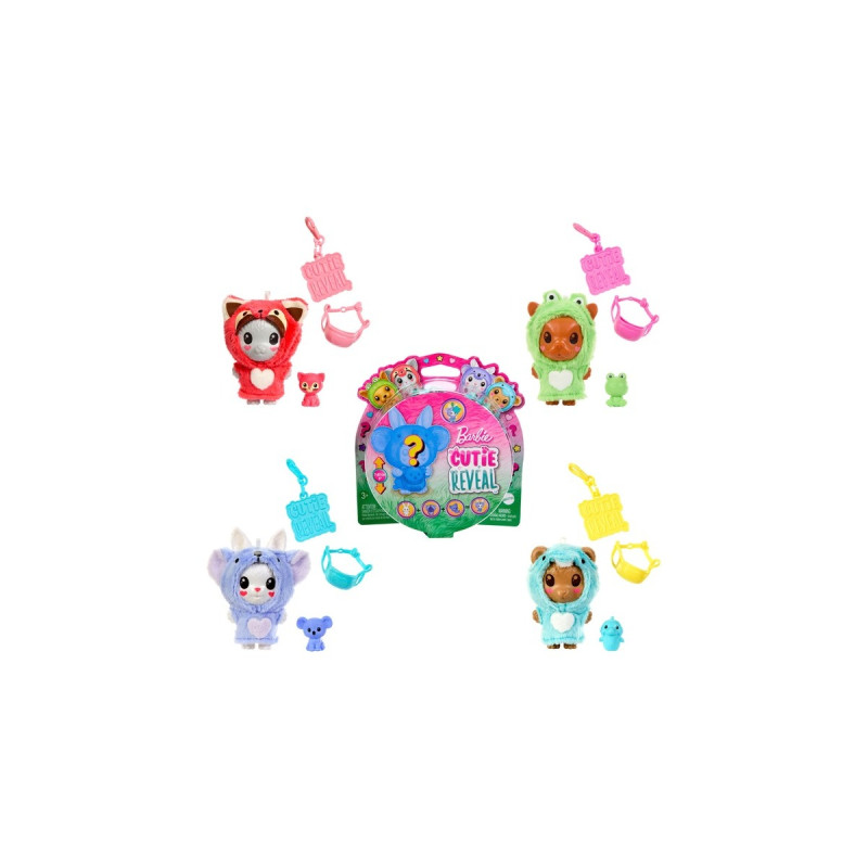 Mattel Barbie Cutie Reveal Pets Costume Cuties, Spielfigur(sortierter Artikel, eine Figur)