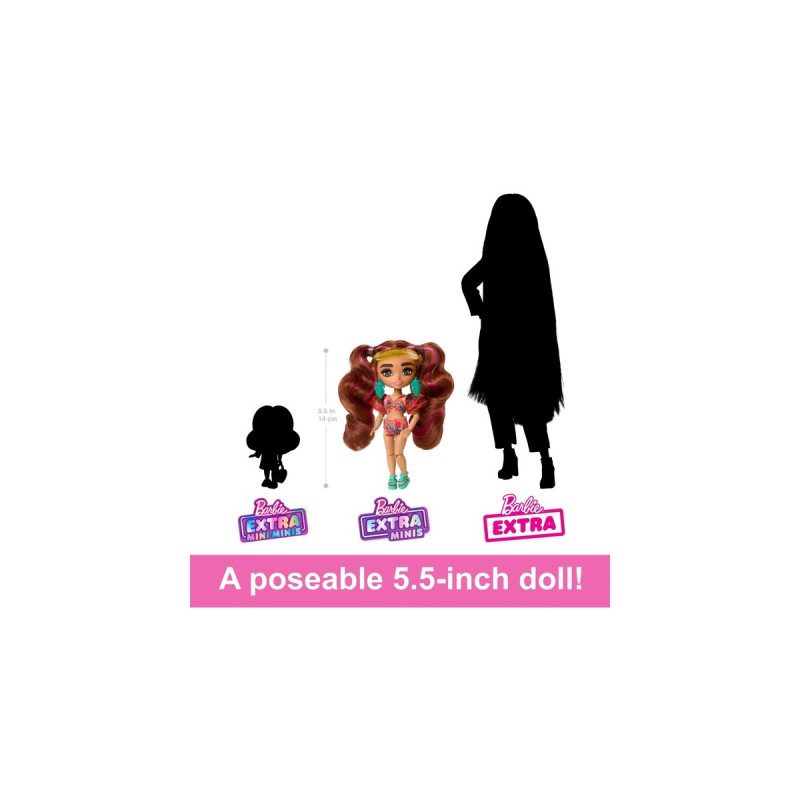 Mattel Barbie Extra Fly Mini-Puppe -Strandmode