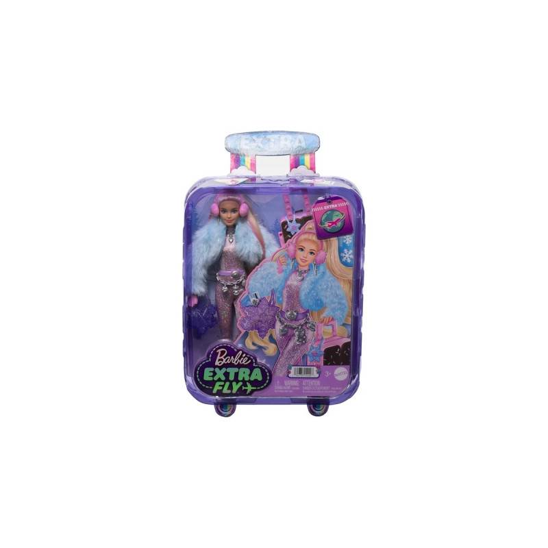 Mattel Barbie Extra Fly - Barbie-Puppe mit Winterkleidung