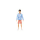 Mattel Barbie Fashionistas Ken-Puppe mit blauem und pinkem Sweater