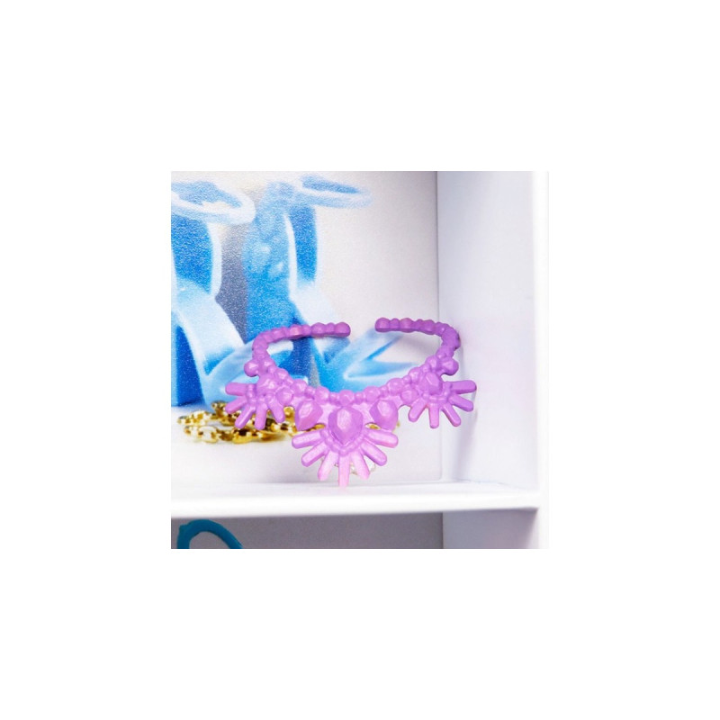 Mattel Barbie Fashionistas Kleiderschrank mit Puppe, Puppenmöbel