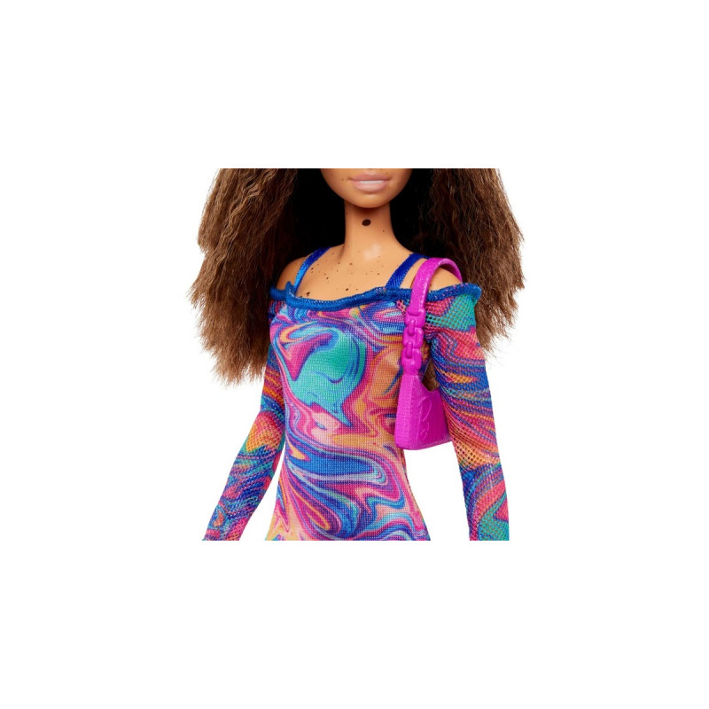 Mattel Barbie Fashionistas-Puppe mit gekrepptem Haar und Sommersprossen