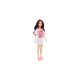 Mattel Barbie Fashionistas-Puppe mit weißem T-Shirt-Kleid