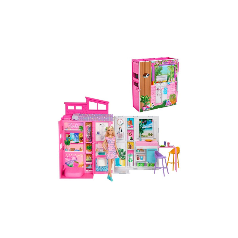 Mattel Barbie Ferienhaus Spielset, Kulisse