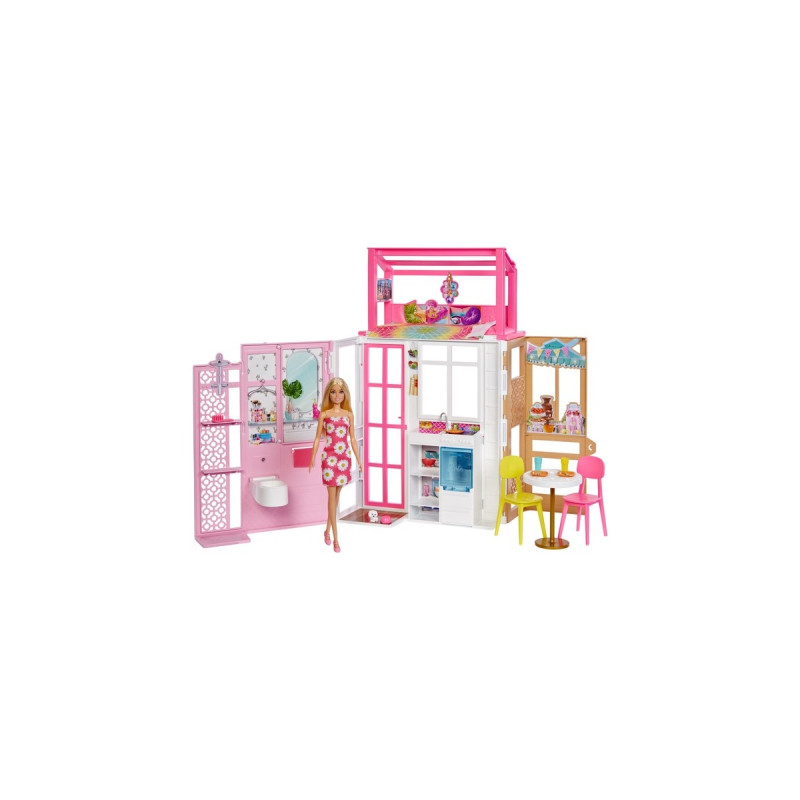 Mattel Barbie Haus und Puppe