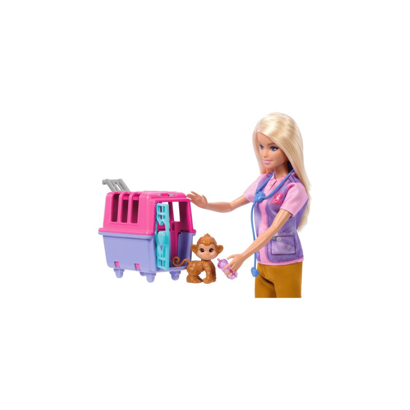 Mattel Barbie Karrieren Animal Rescue & Recover Spielset, Puppe