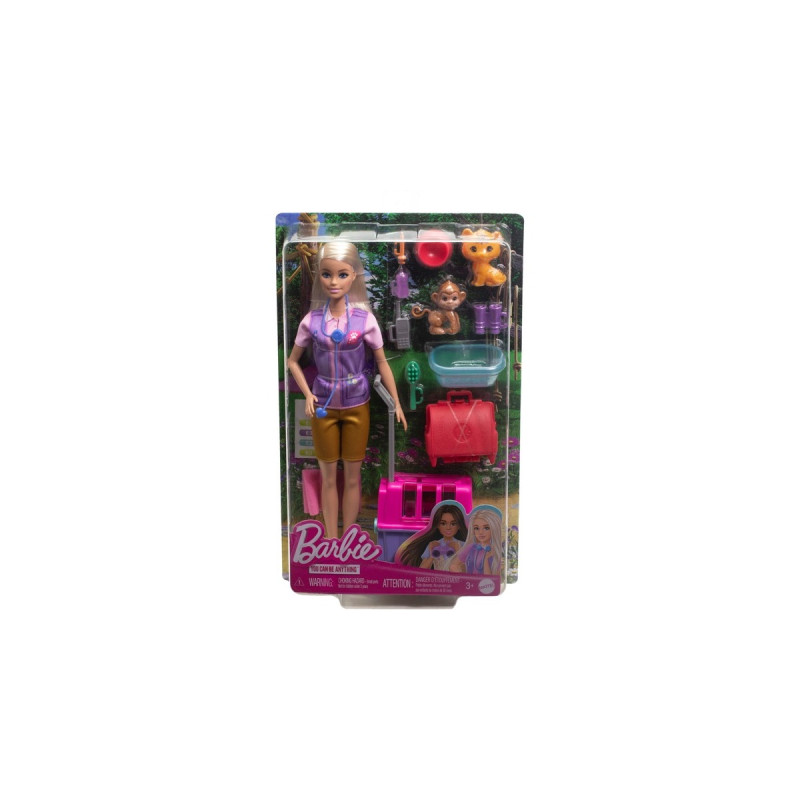 Mattel Barbie Karrieren Animal Rescue & Recover Spielset, Puppe