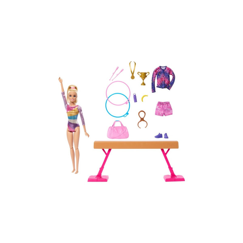 Mattel Barbie Karrieren Refresh Gymnastics Spielset, Puppe