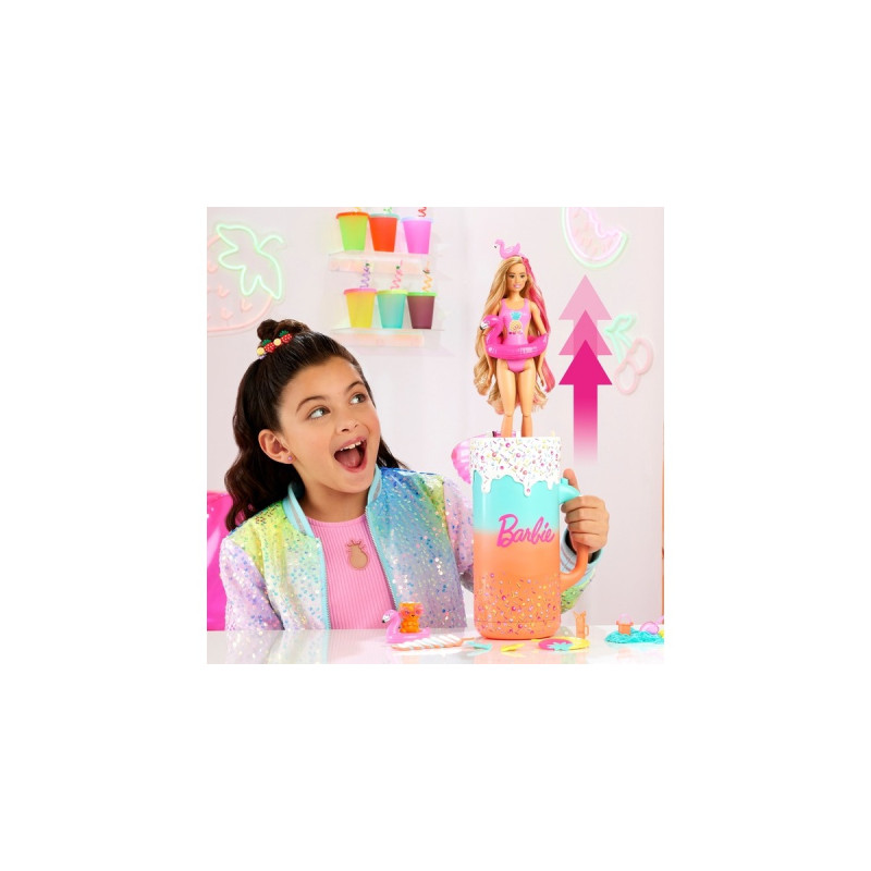 Mattel Barbie Pop! Reveal Fruit Series Geschenkset - Tropical Smoothie, Puppe