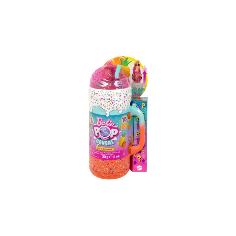 Mattel Barbie Pop! Reveal Fruit Series Geschenkset - Tropical Smoothie, Puppe