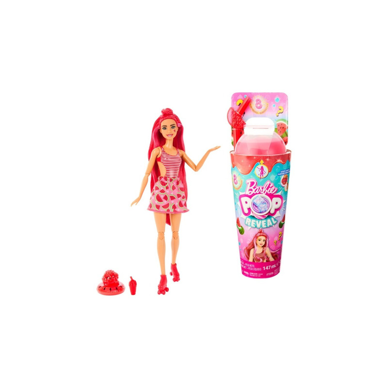Mattel Barbie Pop! Reveal Juicy Fruits - Wassermelone, Puppe