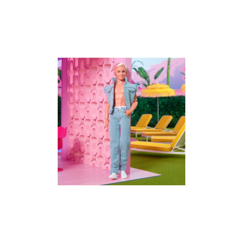 Mattel Barbie Signature The Movie - Ken Puppe zum Film im Jeansoutfit und Original Ken Unterwäsche, Spielfigur