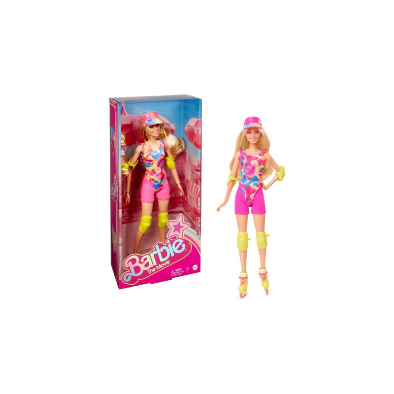 Mattel Barbie The Movie - Margot Robbie als Barbie: Inlineskating-Sammelpuppe