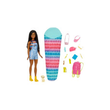 Mattel Barbie “It takes two! Camping” Spielset mit Brooklyn Puppe, Hündchen und Accessoires