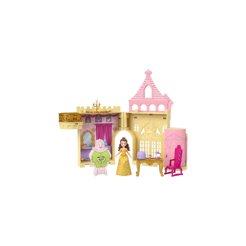 Mattel Disney Prinzessin Belle´s Magical Surprise Castle Playset, Spielgebäude