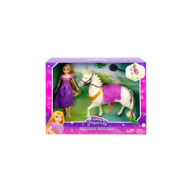 Mattel Disney Prinzessin Rapunzel & Maximus, Spielfigur