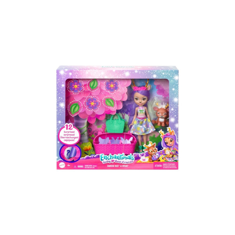 Mattel Enchantimals Baby Bestie Danessa Deer & Sprint, Puppe