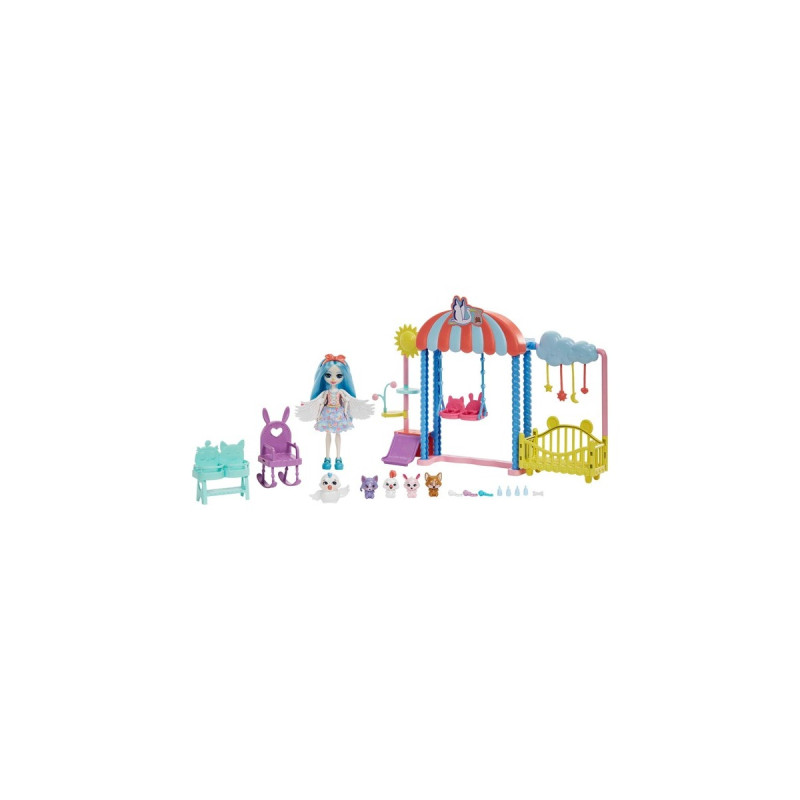 Mattel Enchantimals City Tails Main Street Pet Nursery Playset, Spielfigur