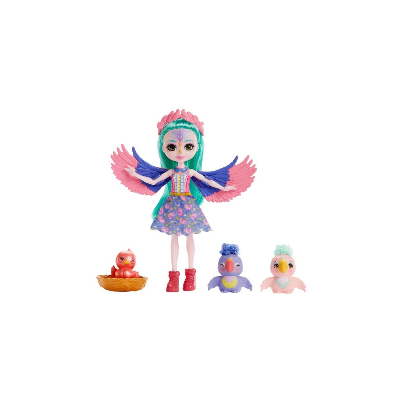 Mattel Enchantimals Filia Finch Familie, Puppe