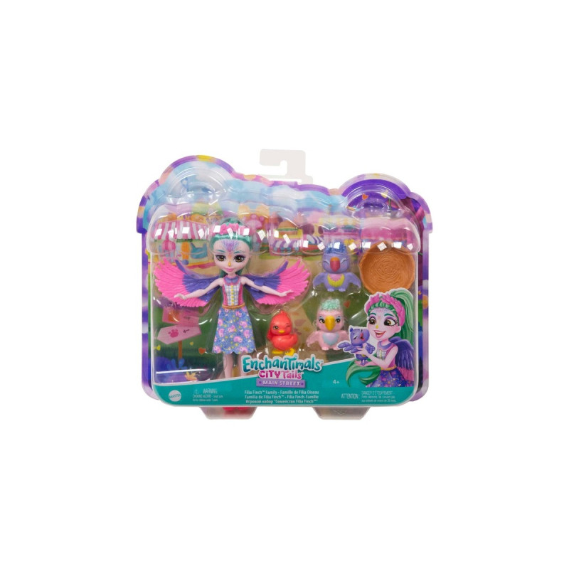 Mattel Enchantimals Filia Finch Familie, Puppe