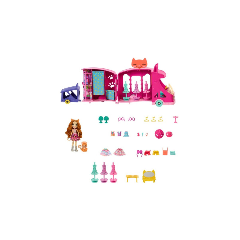 Mattel Enchantimals Modenschau-Mobil, Spielfahrzeug