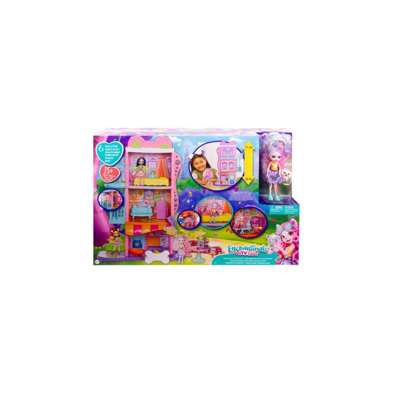 Mattel Enchantimals Stadthaus & Café Spielset, Spielgebäude