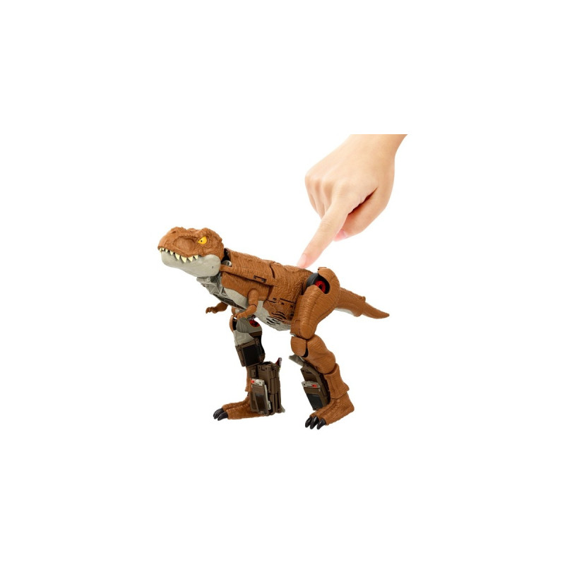 Mattel Jurassic World Fierce Changers Chase N' Roar T-Rex, Spielfigur