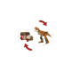 Mattel Jurassic World Fierce Changers Chase N' Roar T-Rex, Spielfigur