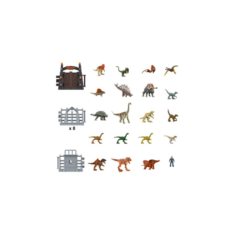 Mattel Jurassic World Minis Adventskalender 2023, Spielfigur