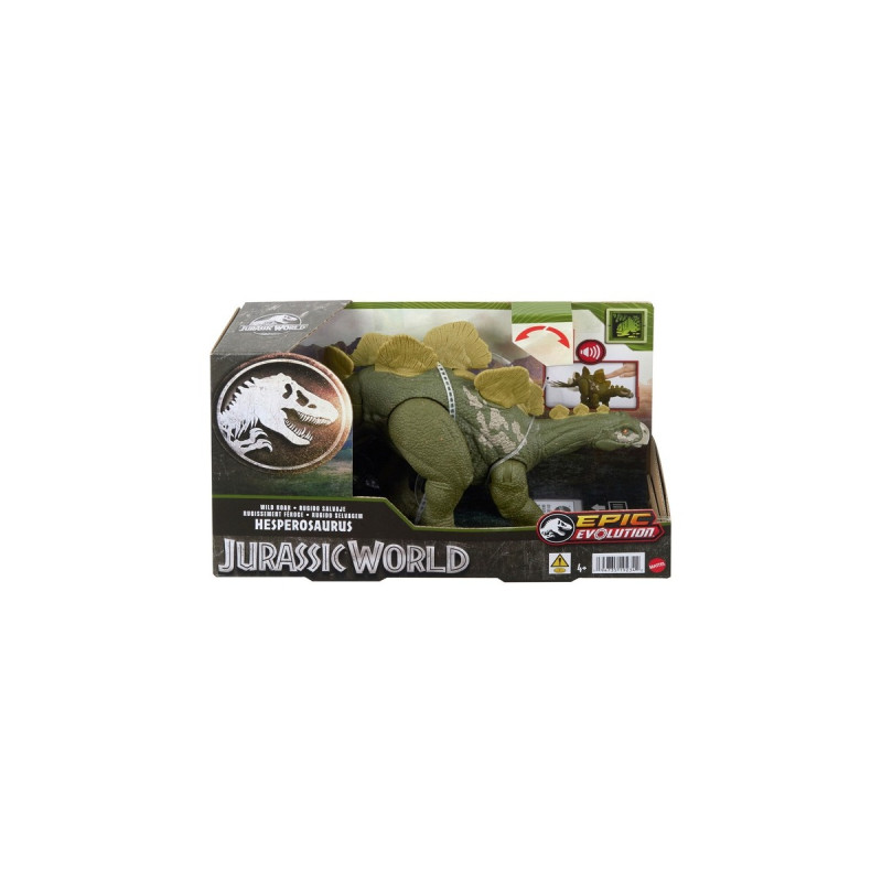 Mattel Jurassic World Wild Roar Hesperosaurus, Spielfigur